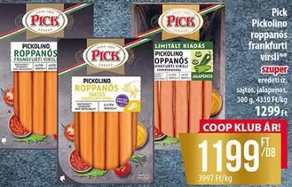 Pick Pickolino roppanós frankfurti virsli