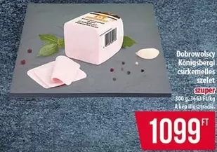 Königsbergi csirkemelles szelet