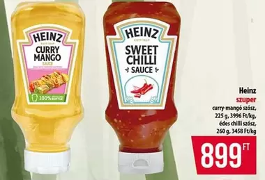 Curry Mango Sauce, Sweet Chilli Sauce