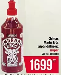 Marha Erős csípős chili szósz