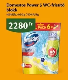 Power 5 WC-frissítő blokk