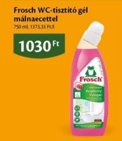WC-tisztító gél málnaecettel