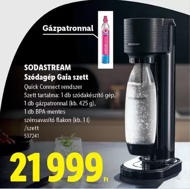 Sodastream - Szódagép Gaia szett