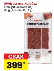 parasztskolbász szeletelt, csomagolt