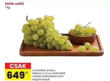 Fehér szőlő