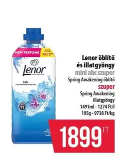 Xxl - Lenor öblítő és illatgyöngy mini abc szuper Spring Awakening illatgyöngy