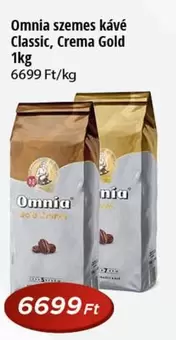 Omnia szemes kávé Classic, Crema Gold
