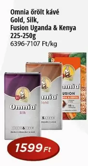 Gold, Silk, Fusion Uganda & Kenya 225-250g 6396-7107 Ft/kg