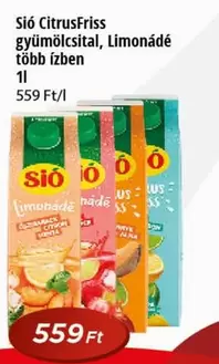 CitrusFriss gyümölcsital, Limonádé