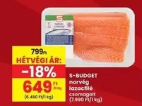 norvég lazacfilé csomagolt