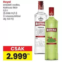eredeti vodka, Kaktusz likőr