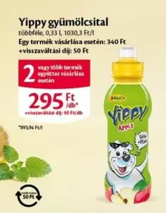 Apple - Yippy gyümölcsl