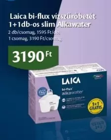 bi-flux vízszűrőbetét 1+1db-os slim