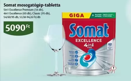 Switch - Somat mosogatógép-tabletta 4in1 Excellence