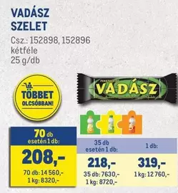 VADÁSZ SZELET 152898, 152896