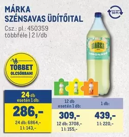 SZÉNSAVAS ÜDÍTŐITAI