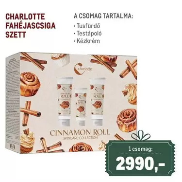 Charlotte Fahéjascsiga Szett