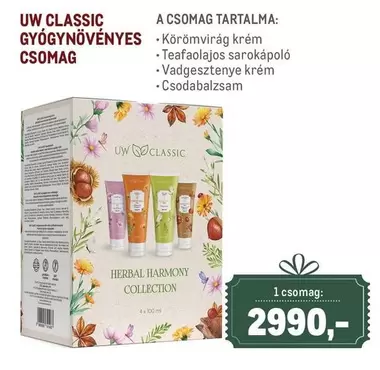 UW CLASSIC GYÓGYNÖVÉNYES CSOMAG