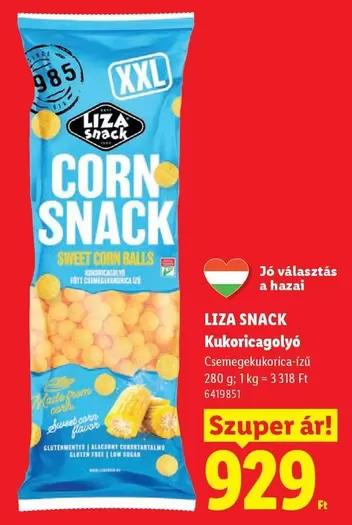 Xxl - Corn Snack Sweet Corn Balls
