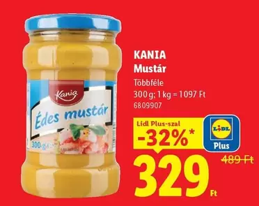 Mustár Többféle 300 g; 1 kg = 1097 Ft 6809907
