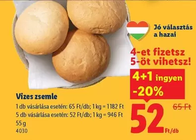 Vizes zsemle