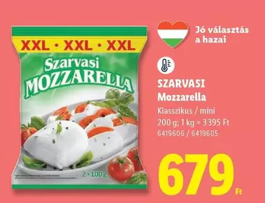 Xxl - Szilvasi Mozzarella Klasszikus / mini