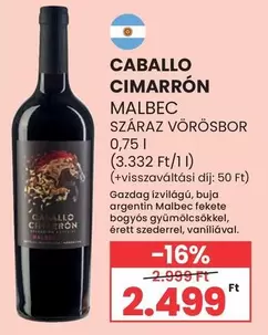 MALBEC SZÁRAZ VÖRÖSBOR