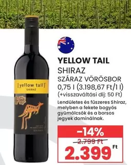 SHIRAZ SZÁRAZ VÖRÖSBOR