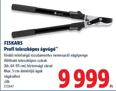 Profi teleszkópos ágvágó