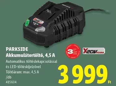 Akkumulátortöltő, 4,5 A
