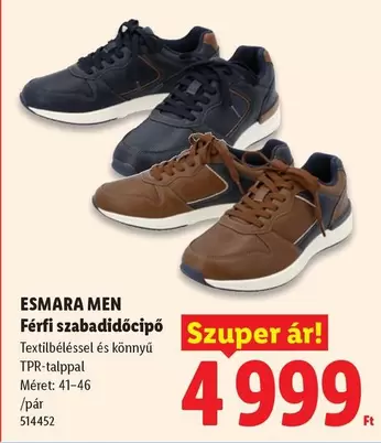 Férfi szabadidőcipő