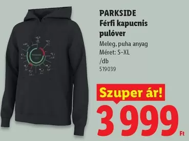 Férfi kapucnis pulóver