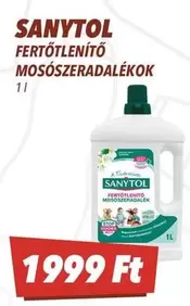 Sanytol - Fertőtlenítő mosószeradalékok