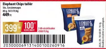 Elephant Chips tallér