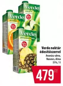 Apple - Verde nektár édesítőszerrel