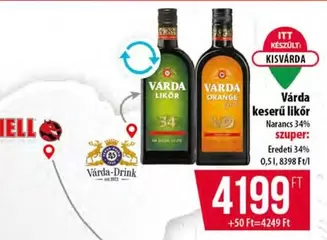 Várda keserű likőr
