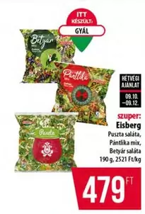 Puszta saláta, Pántlika mix, Betyár saláta