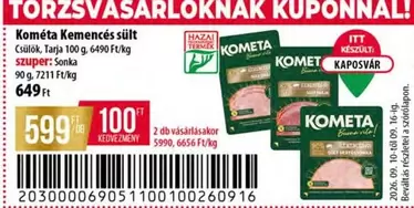 Kométa Kemencés sült Csülök, Tarja