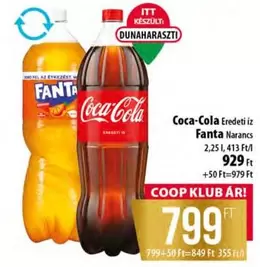 Coca Cola - Coca-Cola Eredeti iz Fanta Narancs