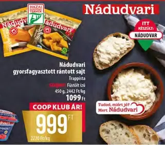 gyorsfagyasztott rántott sajt