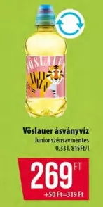 ásványvíz Junior szénsavmentes