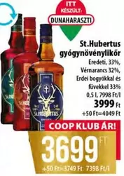 St.Hubertus gyógynövény likőr