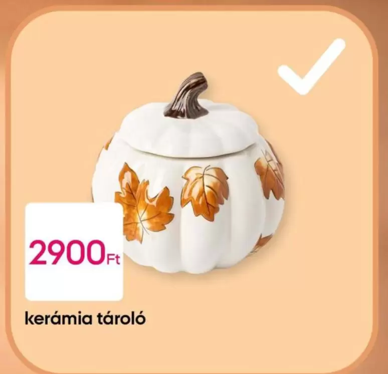 kerámia tároló