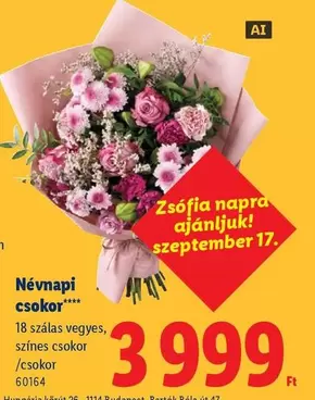 Névnapi csokor