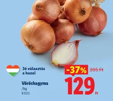 Vöröshagyma /kg 83325
