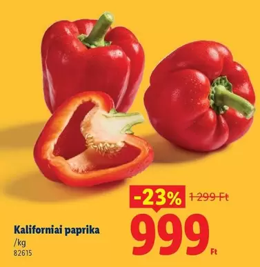 Paprika - Kaliforniai paprika /kg 82615