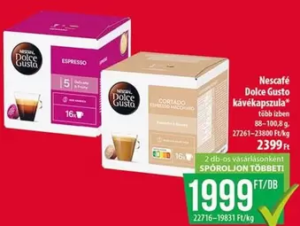 Dolce Gusto - kávékapszula