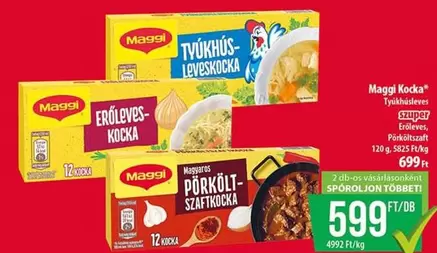 Tyúkhúsleveskocka, Erőleves-kocka, Pörkölt-száftkocka