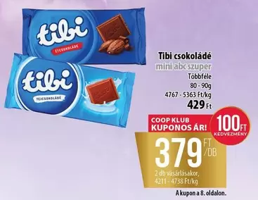 csokoládé mini abc-szuper