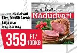 Főtt, Füstölt Sertés Tarja